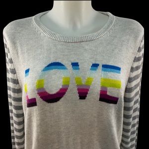 GAP Love Sweater Rainbow Gay Pride